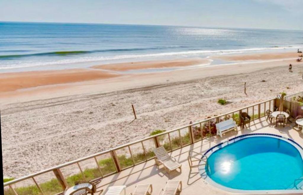 Sugar Sands - Ocean Front At Symphony Beach Club ! شاطئ أورموند المظهر الخارجي الصورة